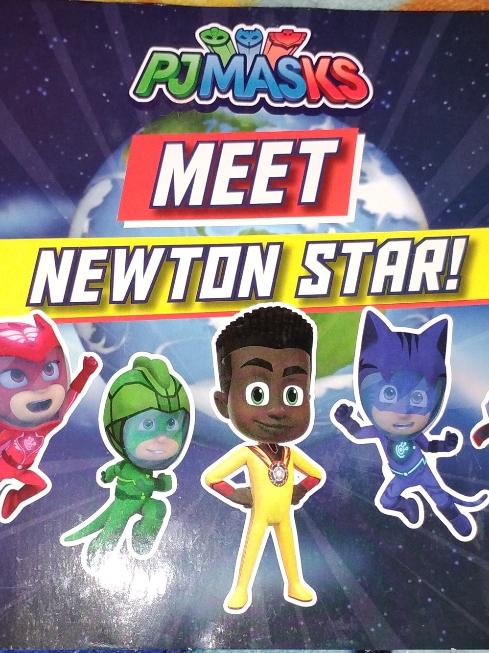 PJ Masks - Meet Newton Star! Kids Toy Book